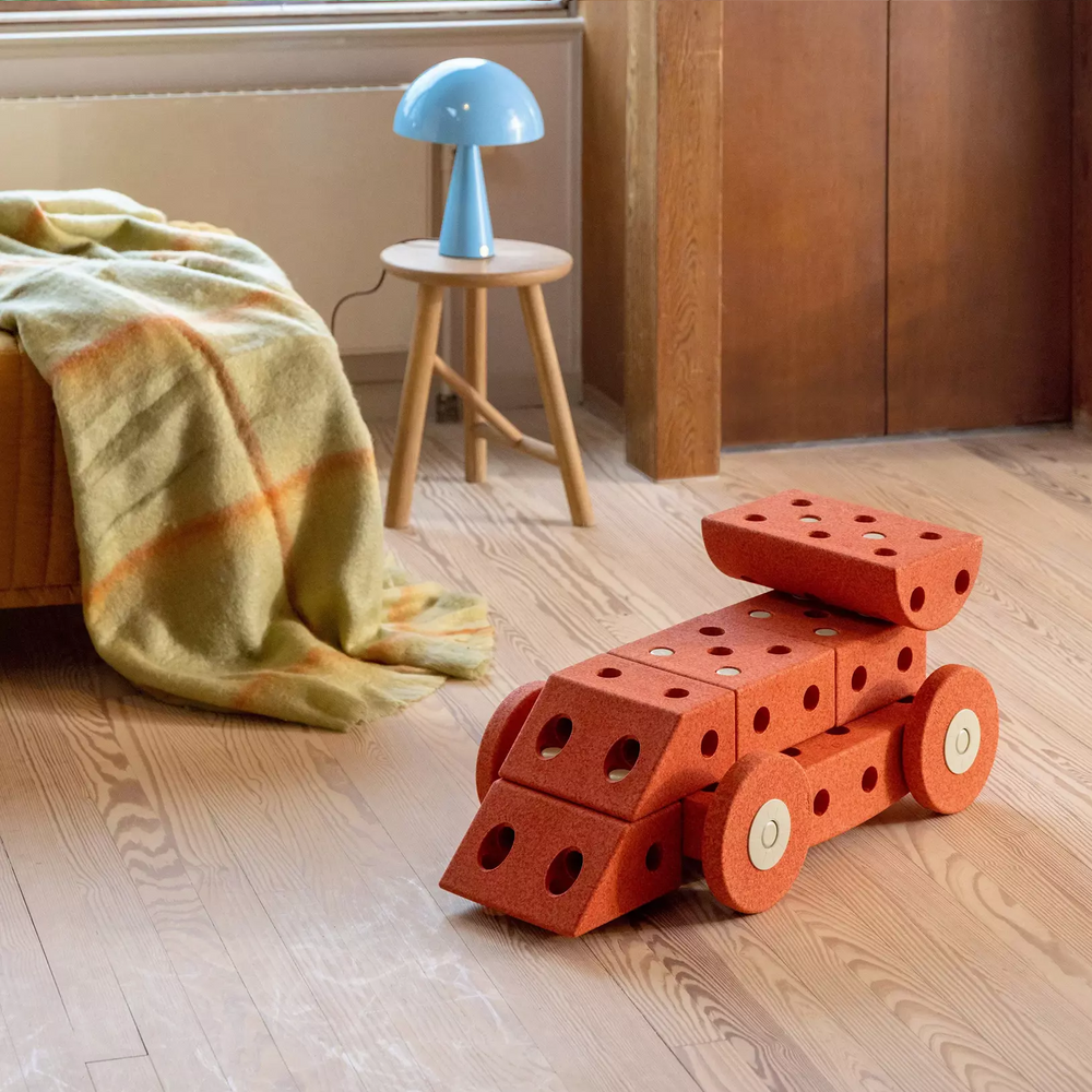 Kreative Bausteine zur Förderung der Grobmotorik Dreamer Set – orange 25 in 1 - tablude.com