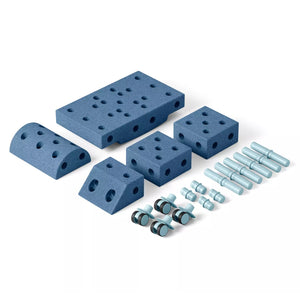 Kreative Bausteine zur Förderung der Grobmotorik Explorer Set – blau 15w1 - tablude.com