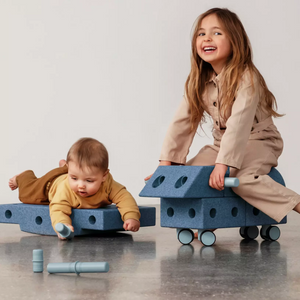 Kreative Bausteine zur Förderung der Grobmotorik Explorer Set – blau 15w1 - tablude.com