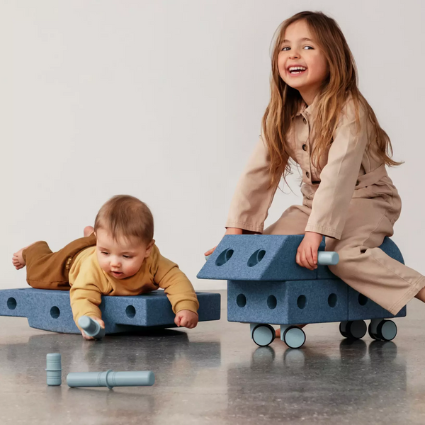 Kreative Bausteine zur Förderung der Grobmotorik Explorer Set – blau 15w1 - tablude.com