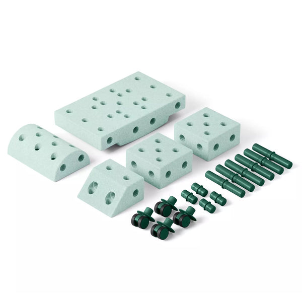 Kreative Bausteine zur Förderung der Grobmotorik Explorer Set – mint 15w1 - tablude.com