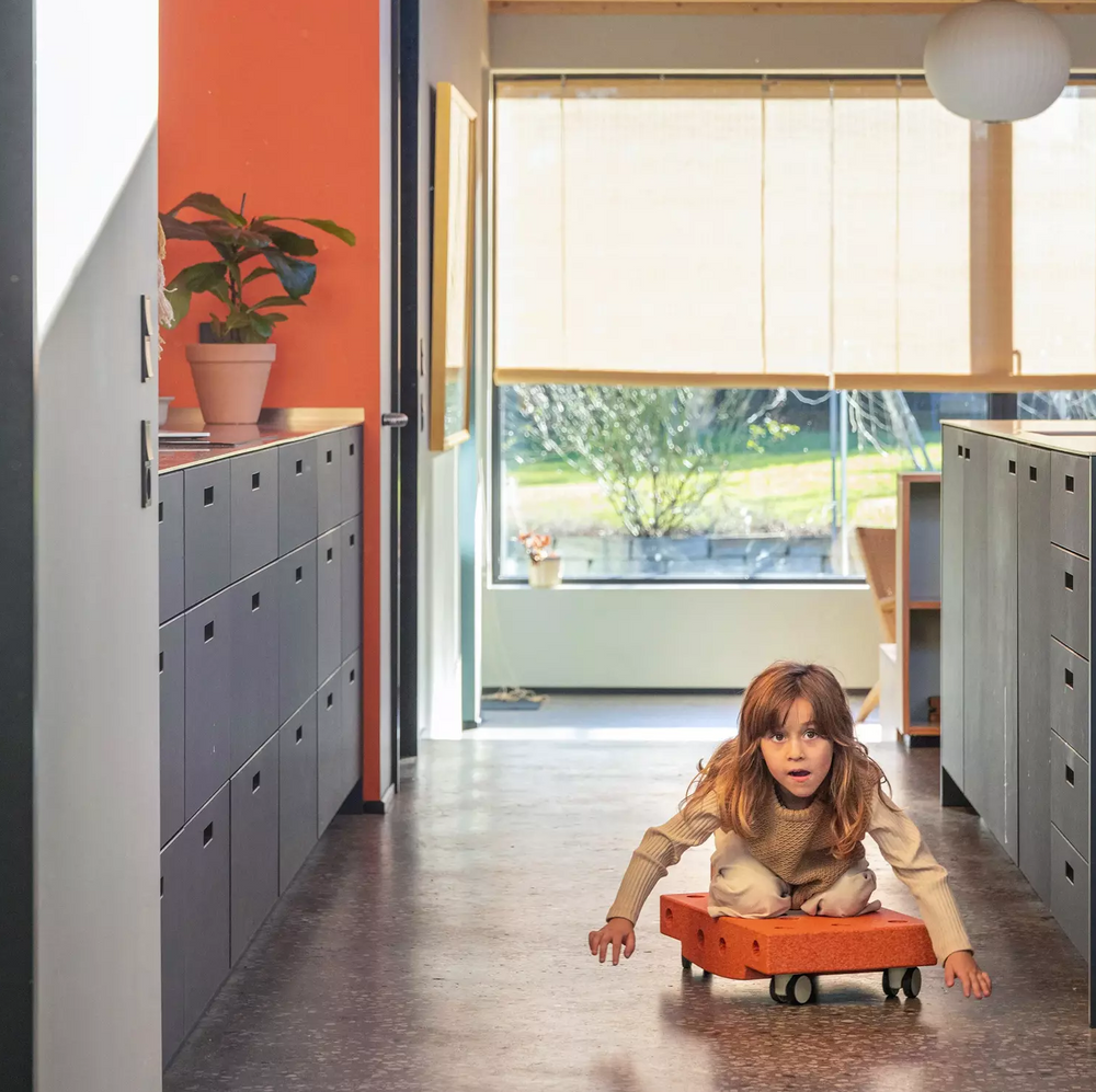 Kreative Bausteine zur Förderung der Grobmotorik Curiosity Set – orange 10w1 - tablude.com