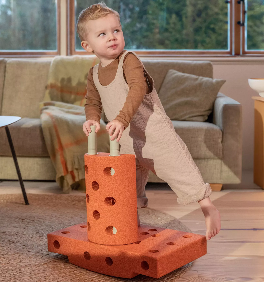 Kreative Bausteine zur Förderung der Grobmotorik Curiosity Set – orange 10w1 - tablude.com