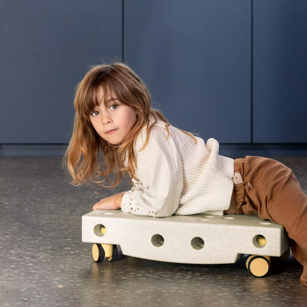 Kreative Bausteine zur Förderung der Grobmotorik Curiosity Set – sandgrau 10 in 1