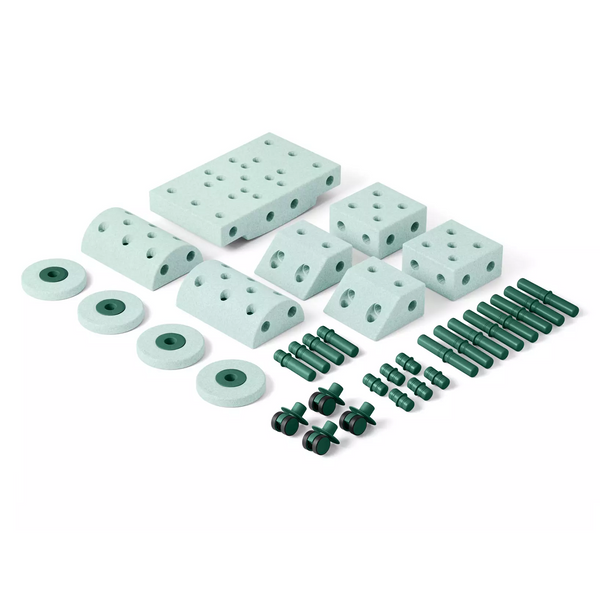 Kreative Bausteine zur Förderung der Grobmotorik Dreamer Set – mint 25 in 1 - tablude.com