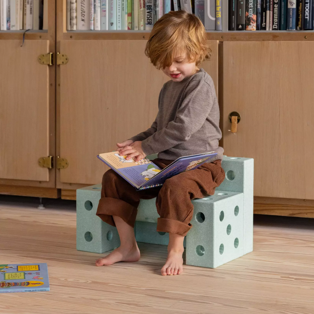 Kreative Bausteine zur Förderung der Grobmotorik Dreamer Set – mint 25 in 1 - tablude.com