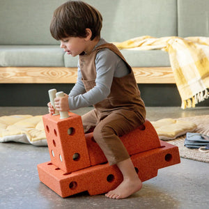 Kreative Bausteine zur Förderung der Grobmotorik Curiosity Set – mint 10 in 1 - tablude.com