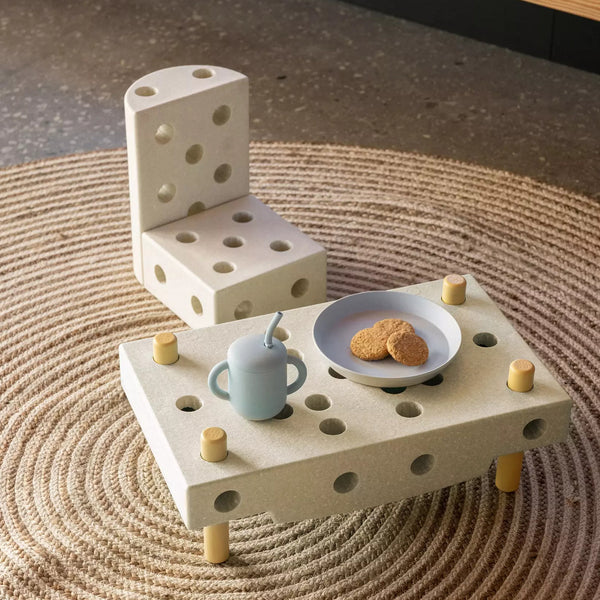 Kreative Bausteine zur Förderung der Grobmotorik Curiosity Set – mint 10 in 1 - tablude.com