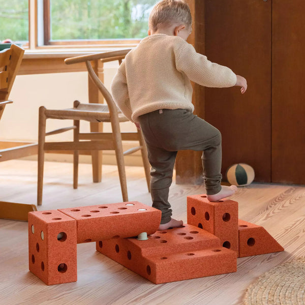 Kreative Bausteine zur Förderung der Grobmotorik Explorer Set – mint 15w1 - tablude.com