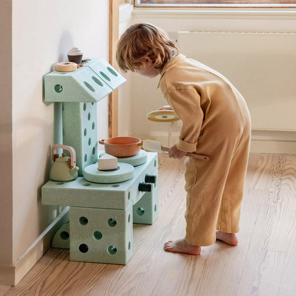 Kreative Bausteine zur Förderung der Grobmotorik Dreamer Set – sandgrau 25 in 1