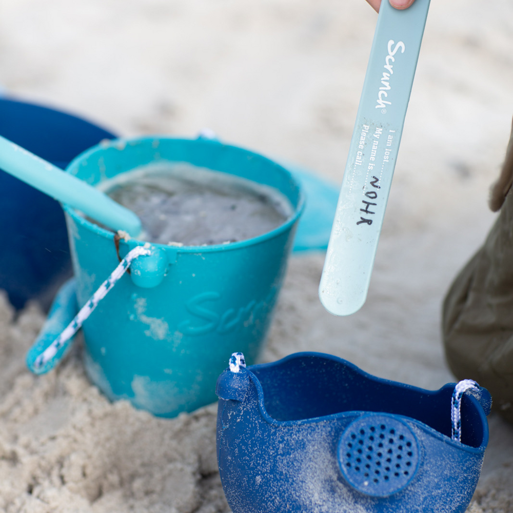 Zusammenklappbarer Eimer für Wasser und Sand – Petrol - tablude.com