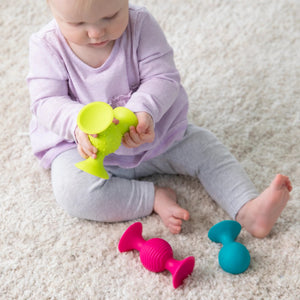 Rasseln Saugnäpfe Pip Squigz Loops - Bobo Orange - tablude.com