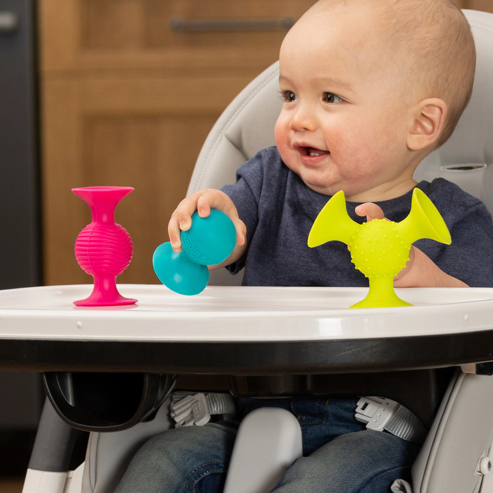 Rasseln Saugnäpfe Pip Squigz Loops - Bobo Orange - tablude.com