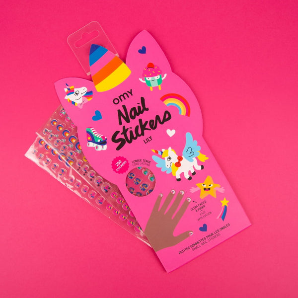 Nagelaufkleber – Lily 200 Stück - tablude.com
