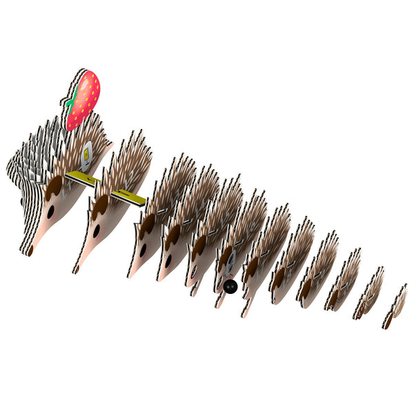 Eko Układanka 3D Eugy - Jeż - tablude.com