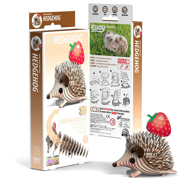 Eko Układanka 3D Eugy - Jeż - tablude.com