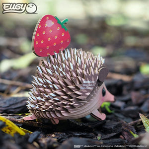 Eko Układanka 3D Eugy - Jeż - tablude.com