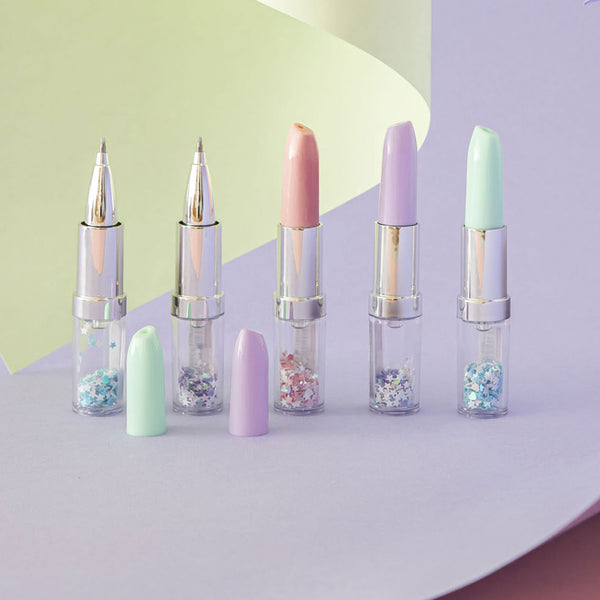 Kugelschreiber in Form eines Lippenstifts – Lavendel