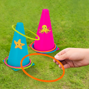 2er-Set Spiele für draußen - Reifen und Eier - tablude.com