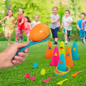 2er-Set Spiele für draußen - Reifen und Eier - tablude.com