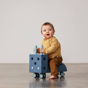 Kreative Bausteine zur Förderung der Grobmotorik Tiny Ride – blau - tablude.com