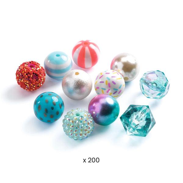 Set zum Basteln von Schmuck - Silberne Blasen - tablude.com