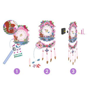 Kunstset aus der Serie DIY – Uhr - tablude.com