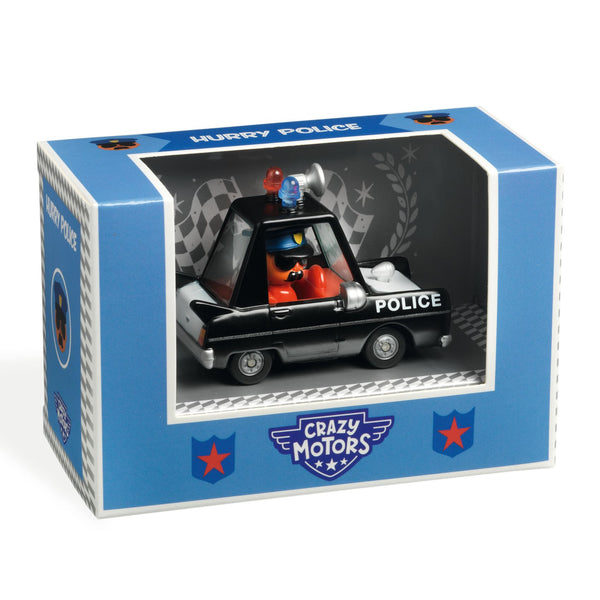 Samochód Djeco Crazy Motors - Hurry Police - tablude.com