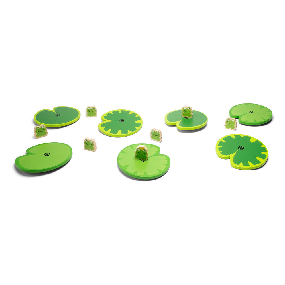 Holz-Sinnes-Spiel – Sammeln Sie Frösche - tablude.com