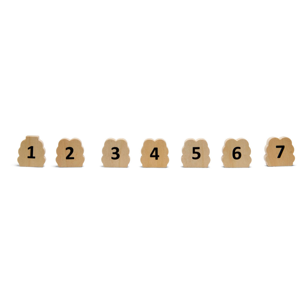 Holz-Sinnes-Spiel – Sammeln Sie Frösche - tablude.com
