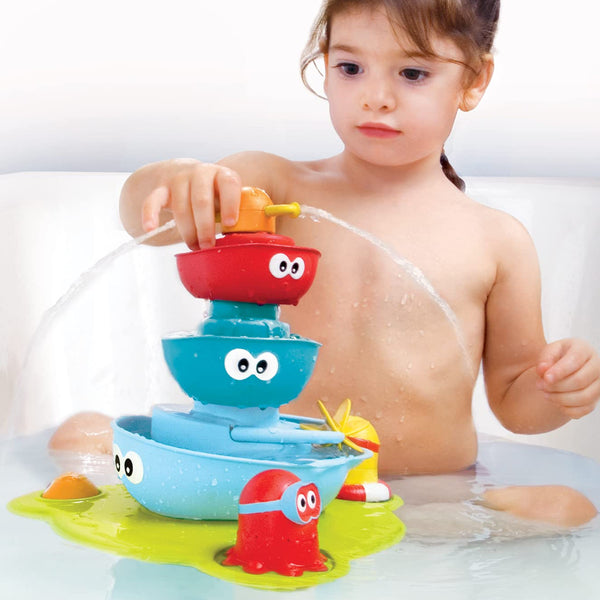 Badespielzeug – Springbrunnen mit Booten - tablude.com