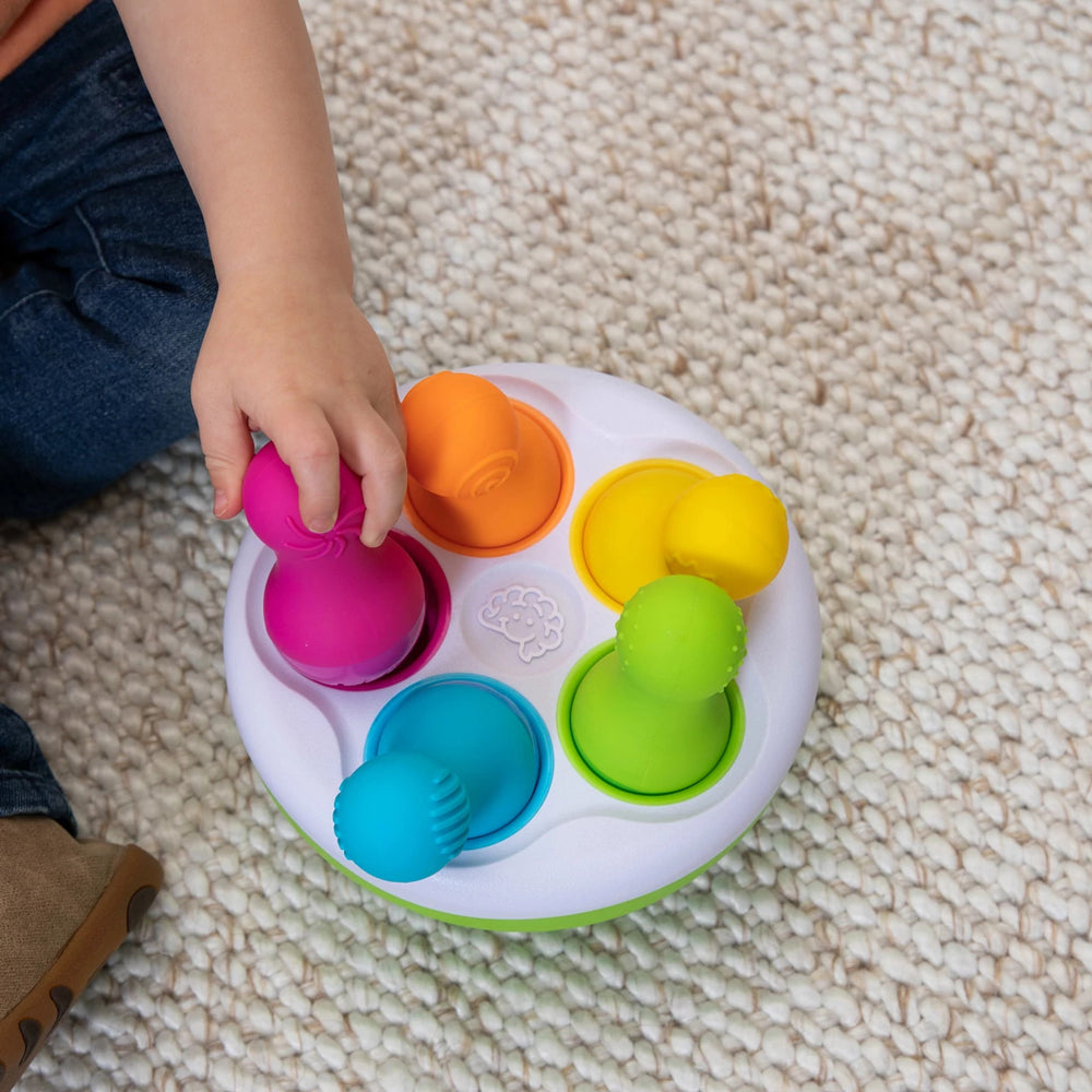 Sortierer Bunte Wackelköpfe – SpinnyPins - tablude.com