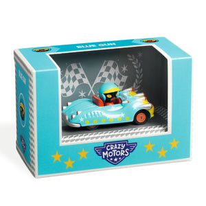 Samochód Djeco Crazy Motors - Blue Gun - tablude.com