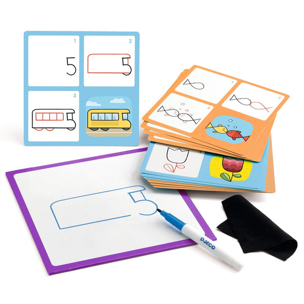 Plansze edukacyjne Eduludo Krok po kroku Djeco - 1,2,3 - tablude.com
