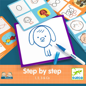 Plansze edukacyjne Eduludo Krok po kroku Djeco - 1,2,3 - tablude.com