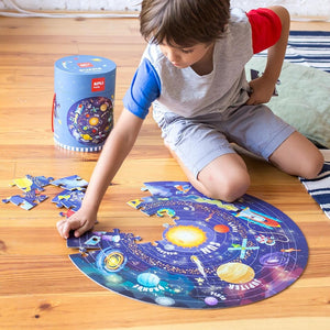 Rundes Puzzle in einer Tube – Sonnensystem 5+ - tablude.com