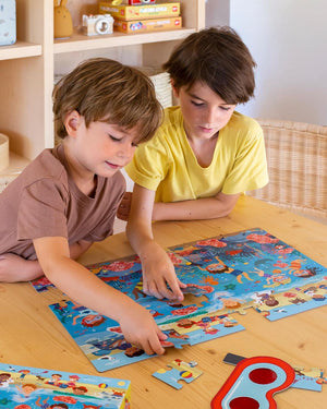 Puzzle mit Zauberbrille – Strand 4+ - tablude.com