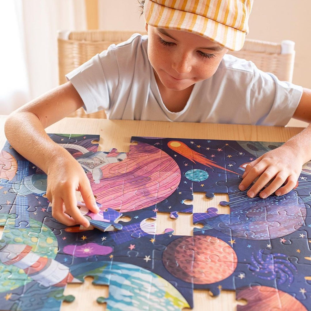 Im Dunkeln leuchtendes Puzzle – Sonnensystem 5+ - tablude.com
