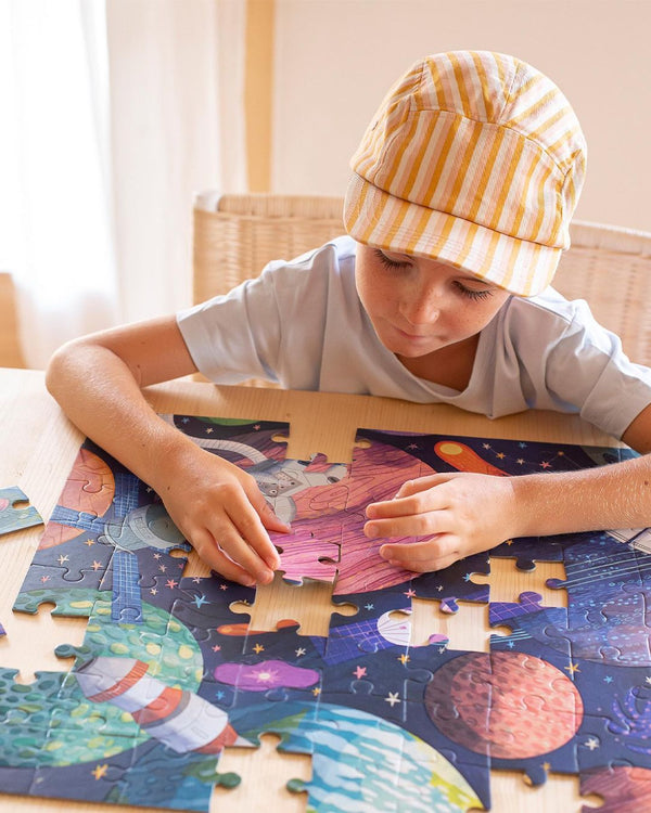 Im Dunkeln leuchtendes Puzzle – Sonnensystem 5+ - tablude.com
