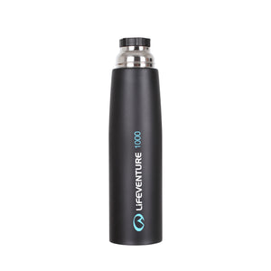 Vakuum-Thermoskanne 1000 ml – Dunkelgrau