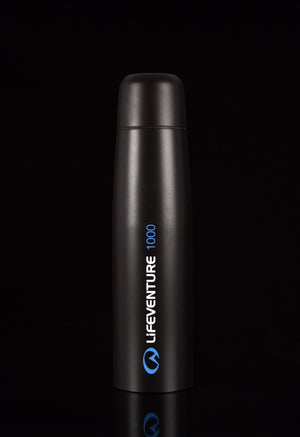 Vakuum-Thermoskanne 1000 ml – Dunkelgrau