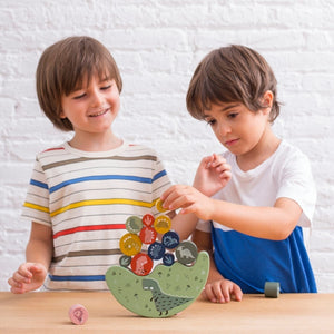 Geschicklichkeitsspiel – Balancierende Dinosaurier - tablude.com