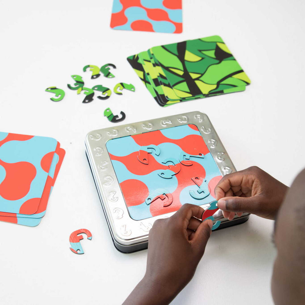 Magnetisches Puzzlespiel – Chamäleons - tablude.com