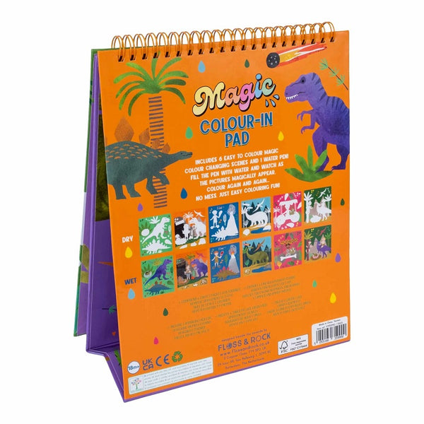 Magisches Aquarellbuch mit Unterstützung - Dinosaurier - tablude.com