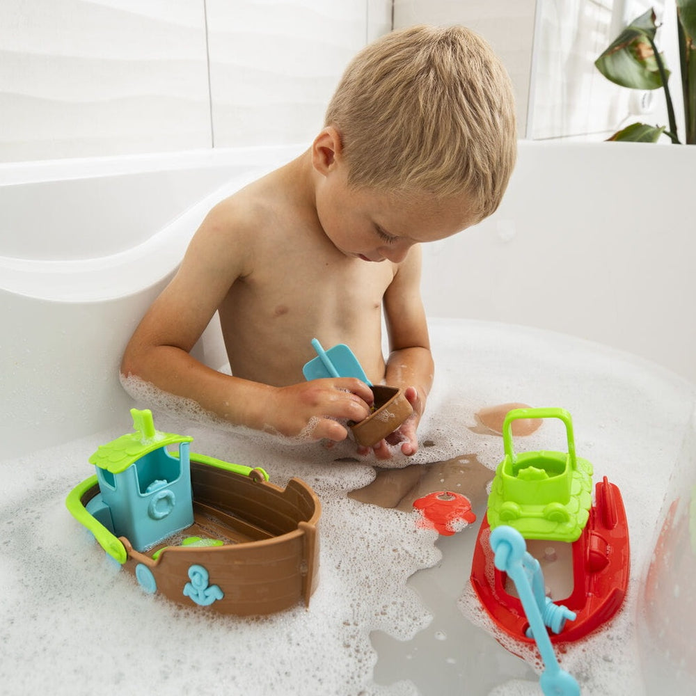 Fischerboot – 3-in-1 Badespielzeug - tablude.com