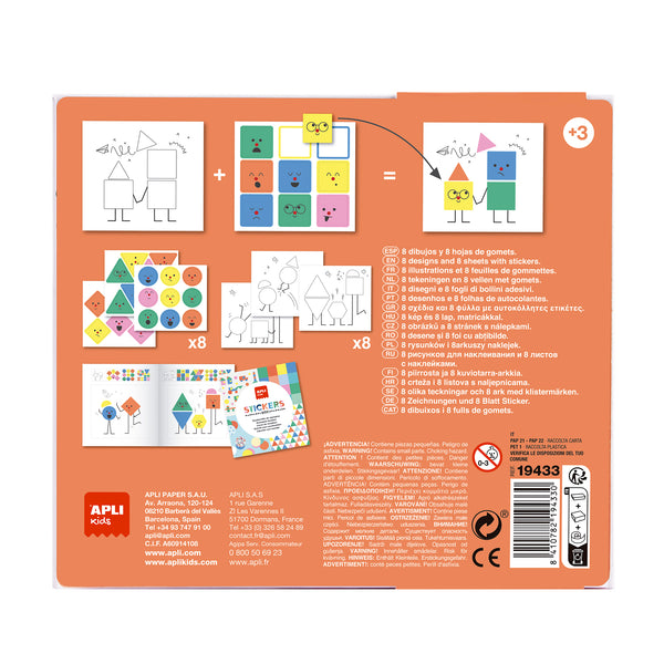 Set mit Aufklebern – Emotionen - tablude.com