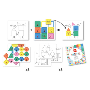 Set mit Aufklebern – Emotionen - tablude.com