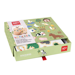 Set mit Aufklebern – Tiere und ihre Umgebung - tablude.com