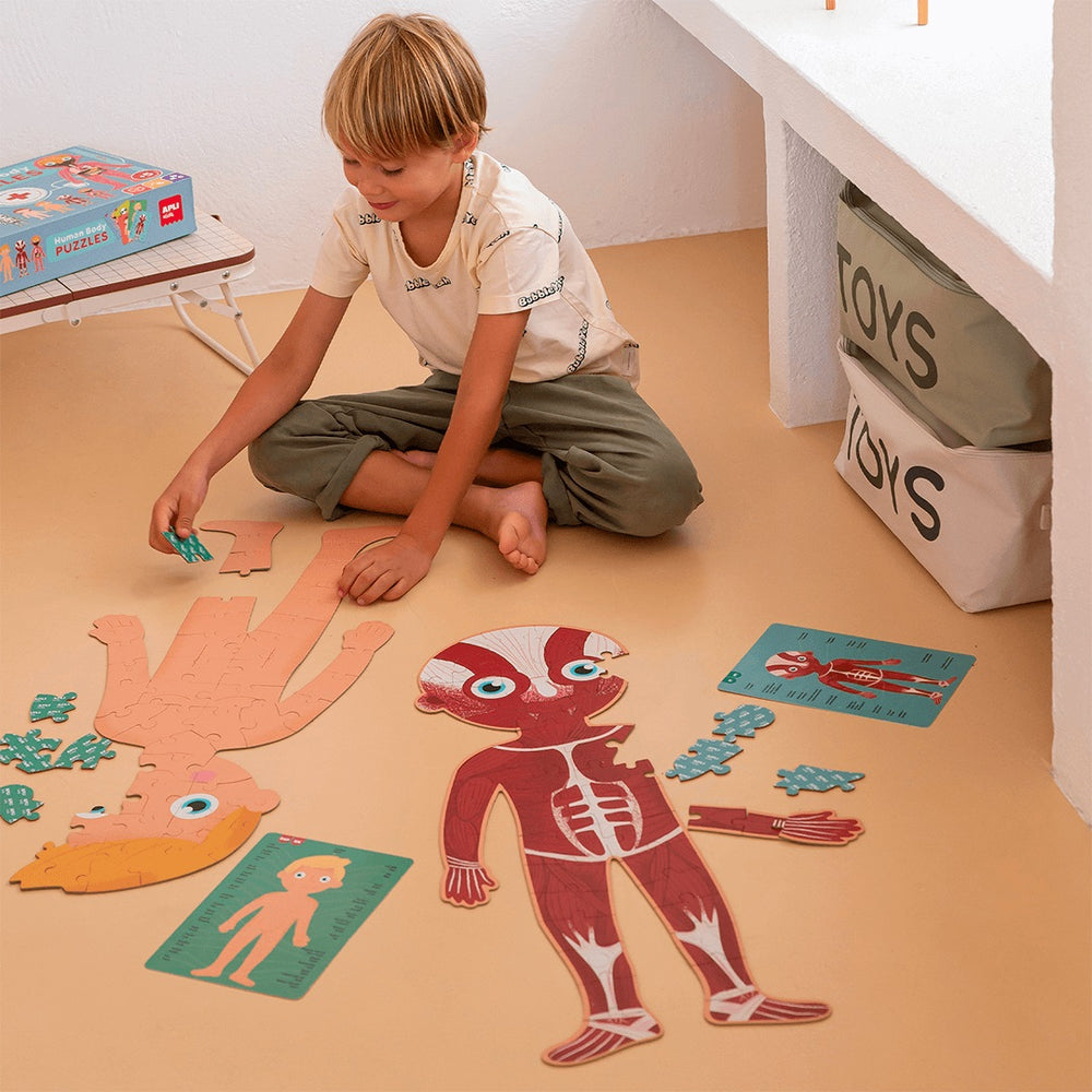 Lernpuzzle – Der menschliche Körper 5+ - tablude.com