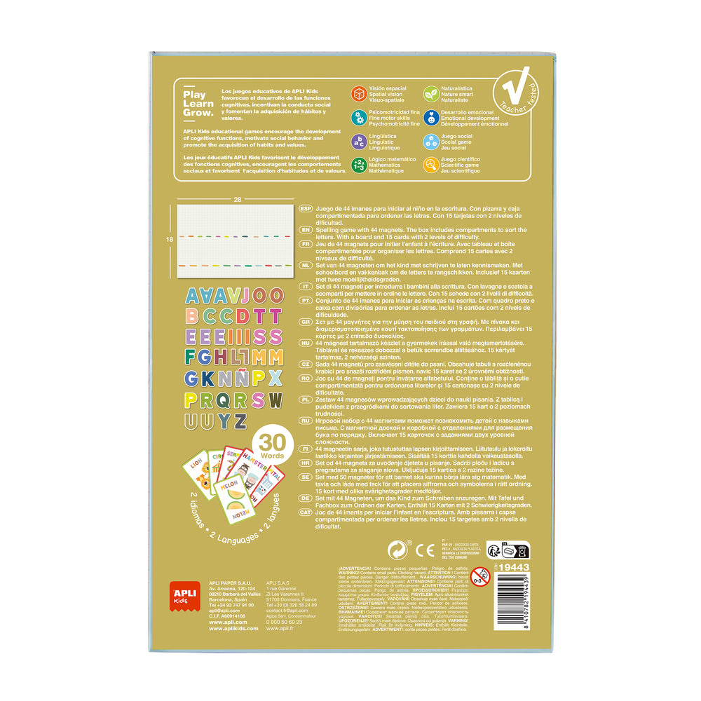Magnetisches Puzzle – Alphabet - tablude.com